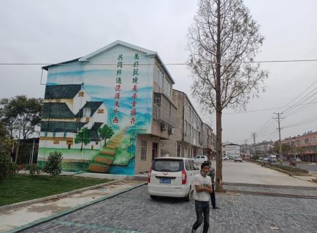 理塘墙绘的制作流程