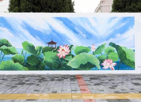 理塘墙绘施工材料制作工艺说明