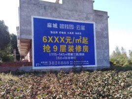 理塘墙体广告的好处