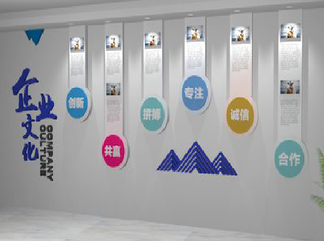 理塘企业文化墙需要传递什么办公文化？